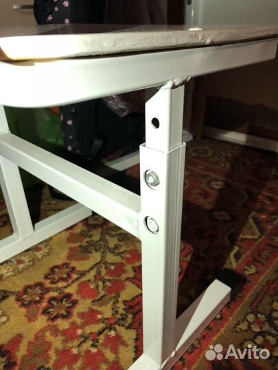 Растущая парта и стул белоснежный цвет новая