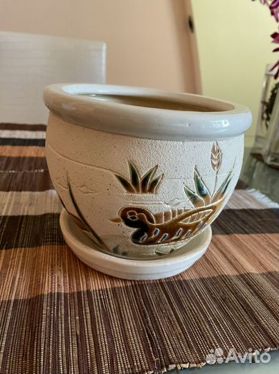 Горшки керамические большие и маленькие