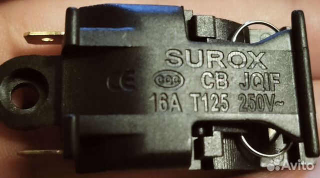 Кнопка-термостат т125 tm-xe-3 для эл. чайника