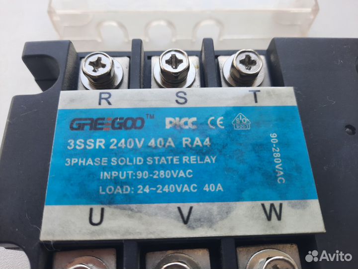 Твердотельное реле 3SSR 240V 40A RA4 (90-280V)