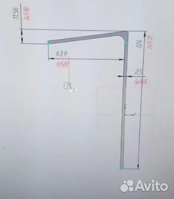 Козырек для электрического замка булат зэмн 850