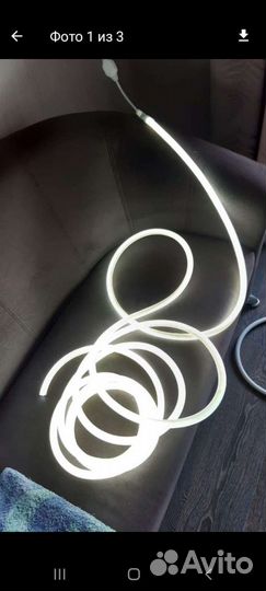 Неон mini,круглый,широкий 12V и 220V