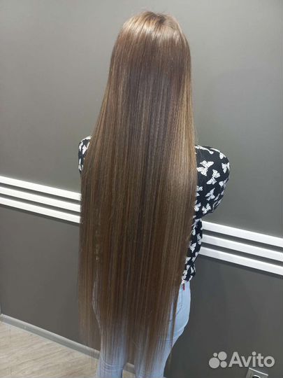 Наращивание натуральных и биопротеиновых волос