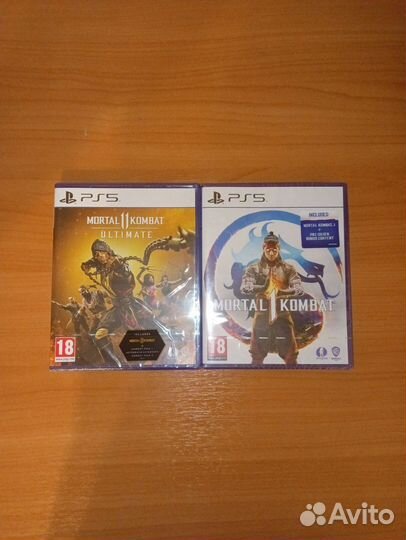 Mortal kombat 1 и mk 11 ultimate ps5 диск