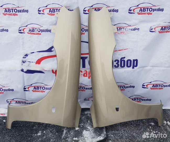 Новые крылья на Киа спектра в цвет