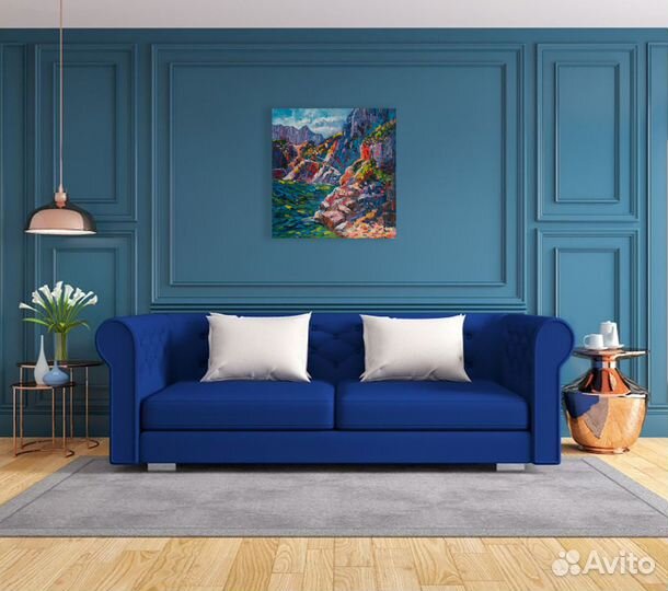 Картина маслом Италия Морской пейзаж