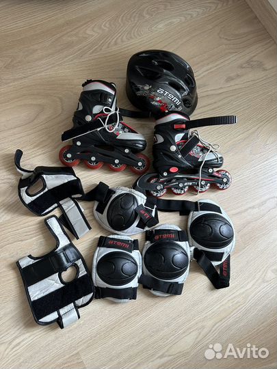 Ролики с комплектом защиты