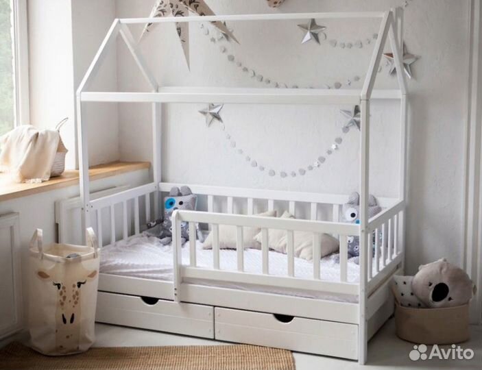 Кроватка-домик подростковая Эстельер 160х80 см