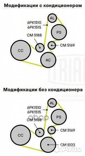 Ролик привод. ремня Hyundai Santa Fe (00) / (06