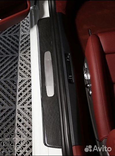 Карбон накладки порогов porsche boxster cayman