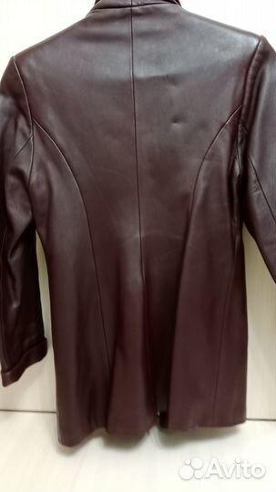 Кожаная куртка- пиджак