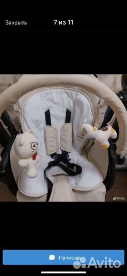 Стульчик для кормления unico LUX