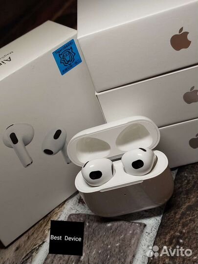 Airpods 3rd GN IOS 16 premium качество + чехол