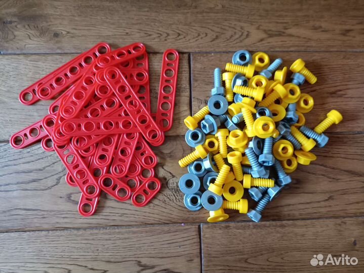 Конструктор Полесье + набор инструментов