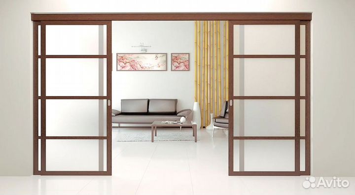 Стеклянные перегородки