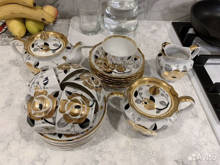 Чайный сервиз вербилки СССР. Торг