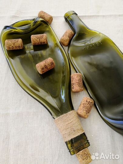 Тарелка бутылка