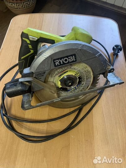 Дисковая пила ryobi RCS1400