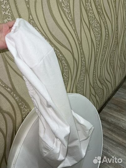 Матрас круглый, непром наматрасник, простынь