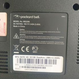 Ноутбук Packard bell