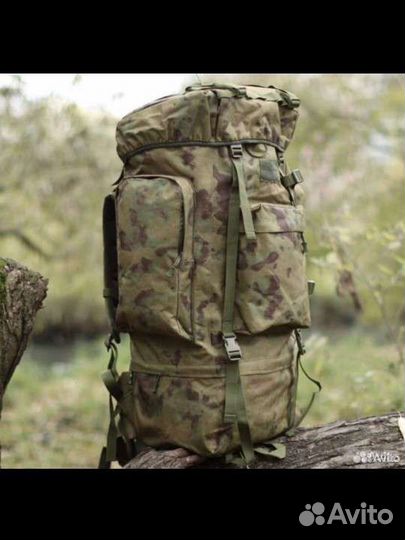 Походный тактический каркасный рюкзак 80л