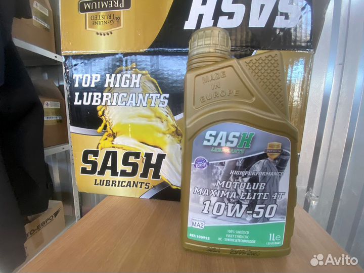 Масло моторное sash motolub maxima elite 4T 10W50
