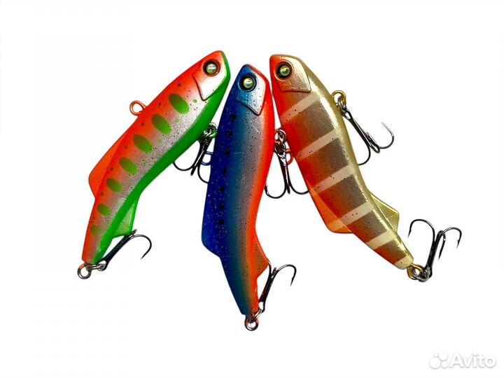 Раттлины набор на судака / щуку 73 мм 16 гр