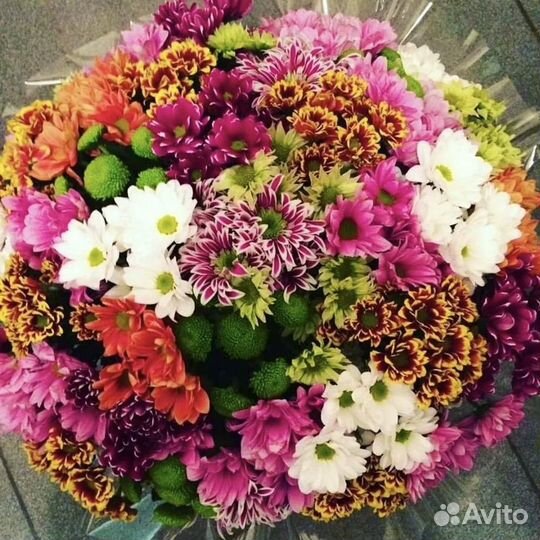Букет хризантем