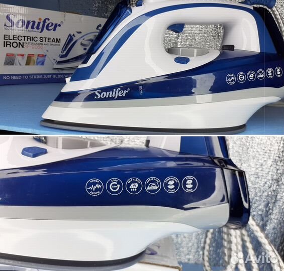 Утюг с турбо паром Sanifer Smarter Паровой 2200вт