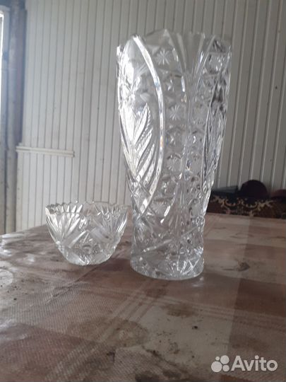 Ваза хрустальная СССР
