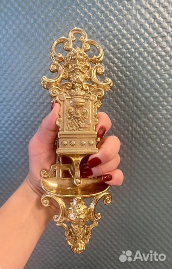 Спичечница Латунь Италия