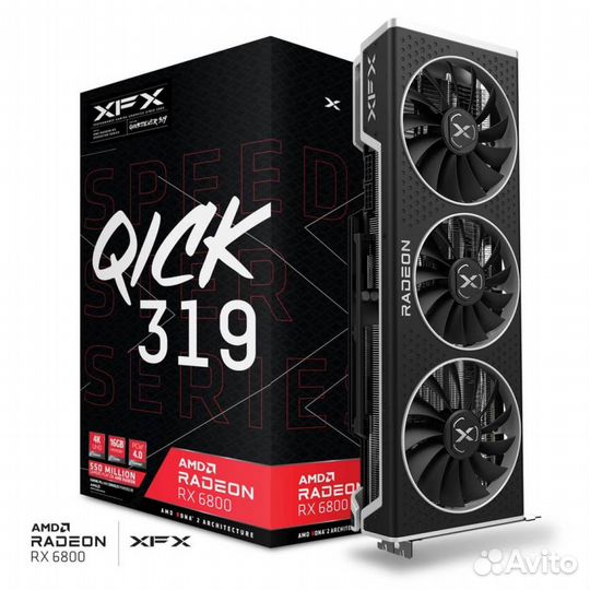 Видеокарта XFX Radeon RX 6800 Speedster qick 319