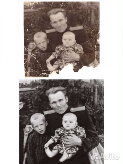 Восстановление фото / Реставрация старых фото