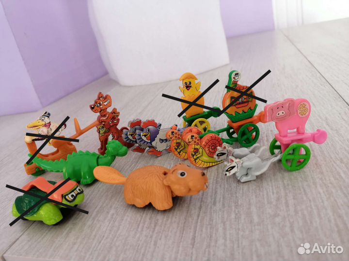 Игрушки из киндера 90х