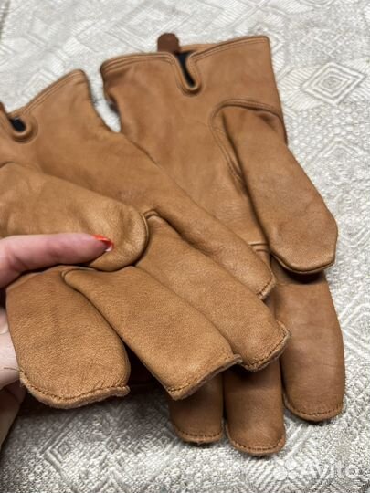 Перчатки кожанные deerskin Швеция оригинал
