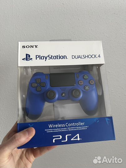 Джойстик DualShock 4v2 Синий Гарантия 60 дней