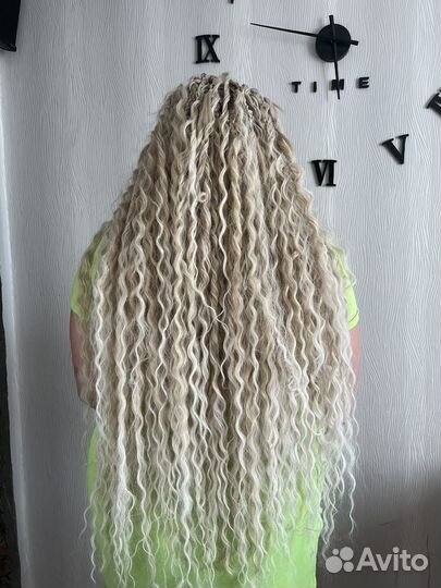 Наращивание афрокудри