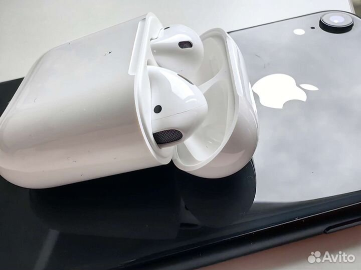 AirPods 2 /гарантия + чехол