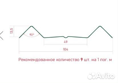 Штакетник металлический