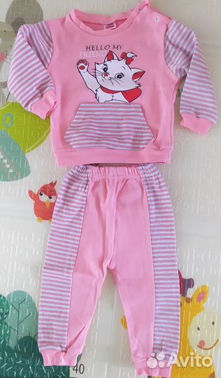 Комплект для девочки на 86 рост одежда