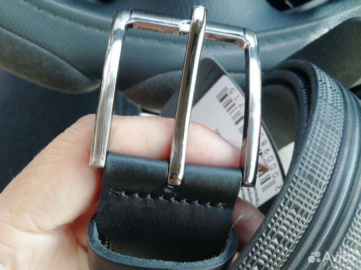 Натуральная кожа, ремень чёрный