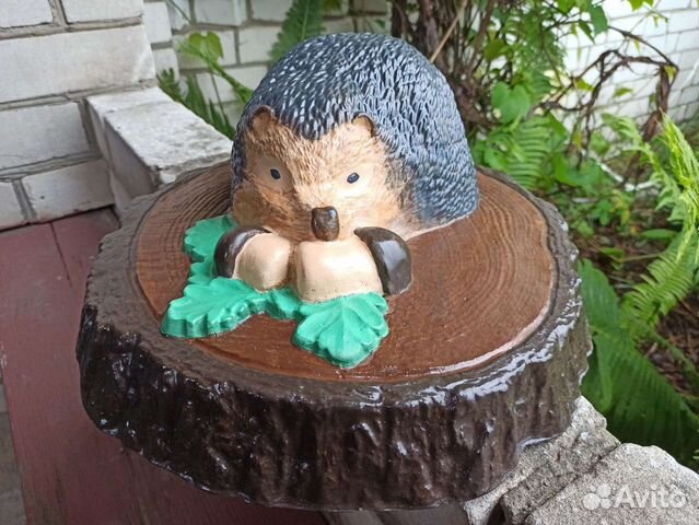 Фигура Ёжика из бетона. Декор сада