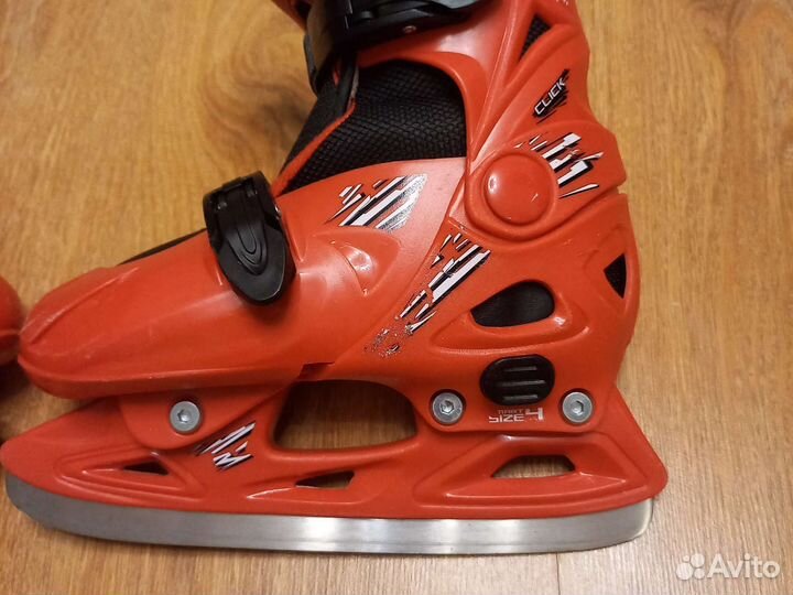 Коньки детские раздвижные 30 33