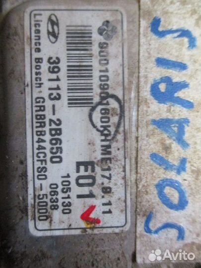 Блок управления двигателем Solaris