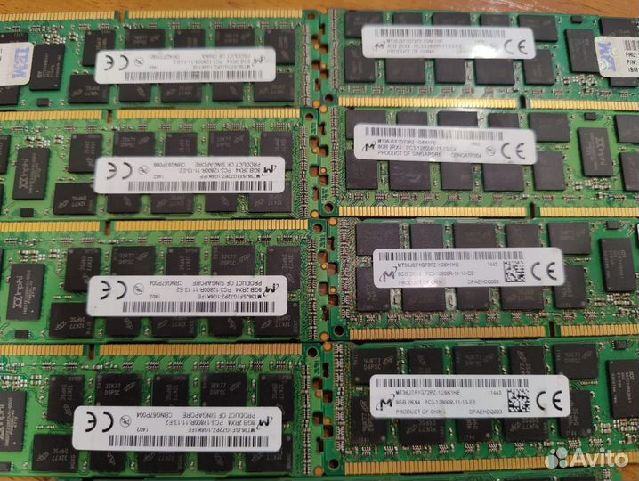 Оперативная память micron ddr3 8 gb 1600MHz 12800R