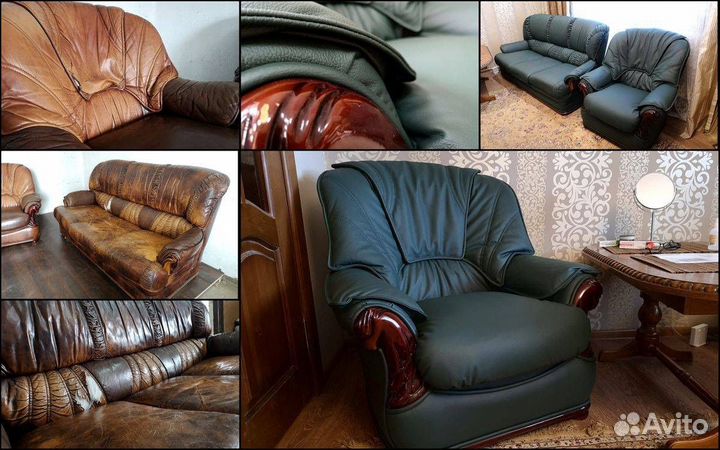 Перетяжка мебели диванов кроватей кресел