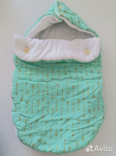 Конверт на выписку для новорожденных зимний