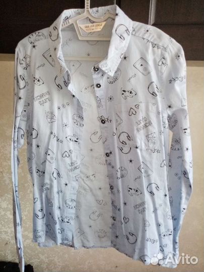 Рубашка школьная