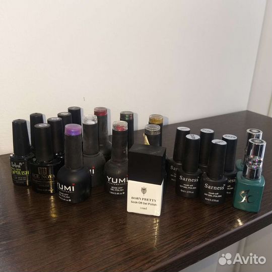 Гель лак для ногтей Много