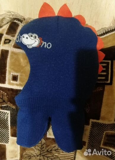 Шапка шлем для мальчика